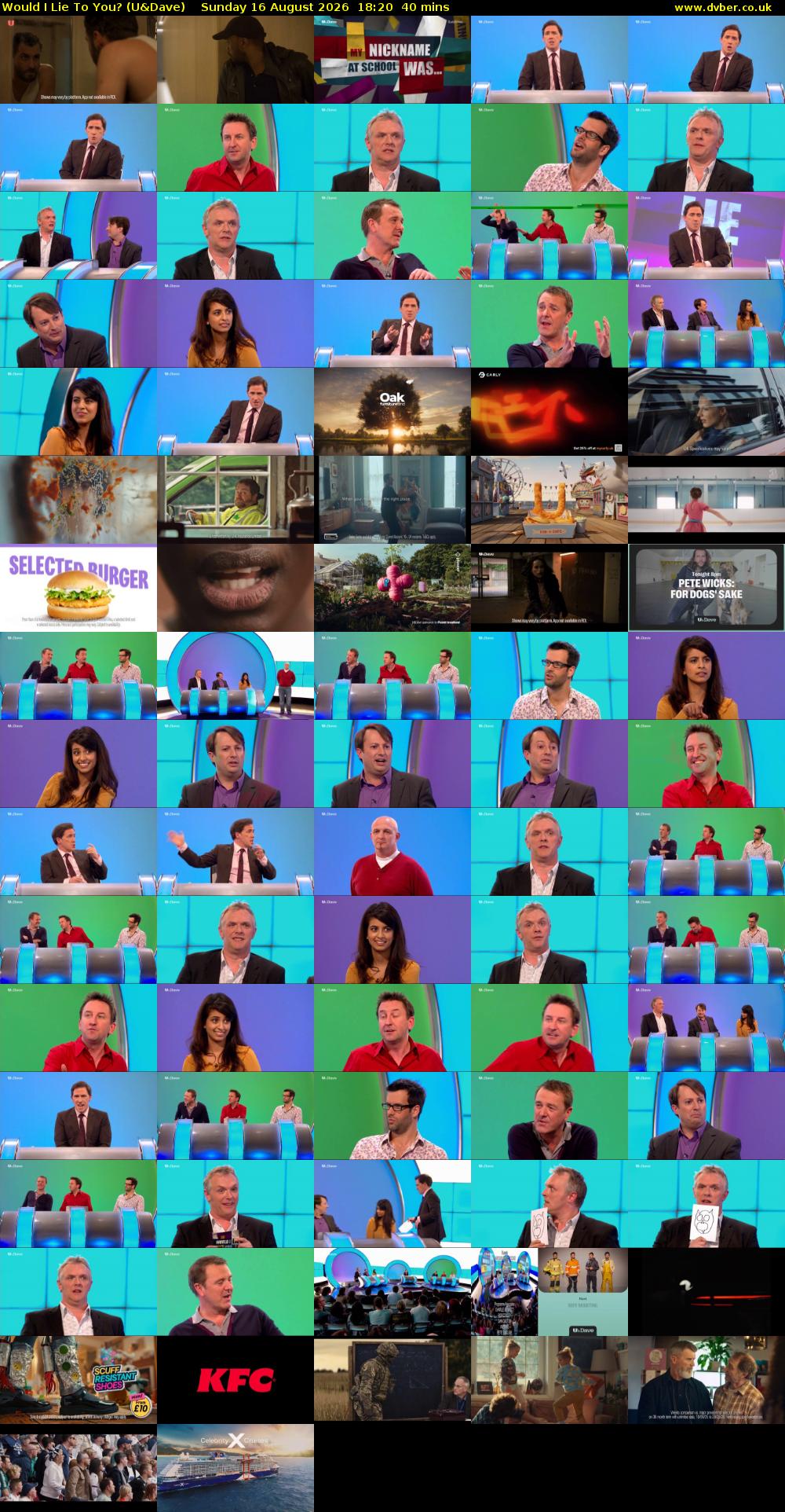 Would I Lie to You? (U&Dave) Sunday 16 August 2026 18:20 - 19:00