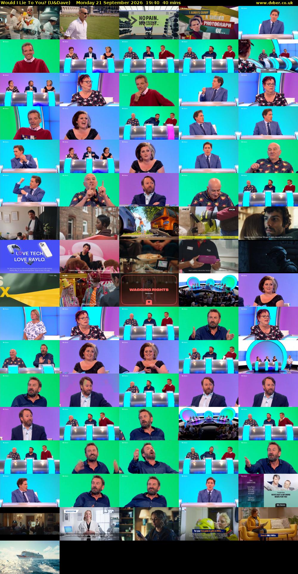 Would I Lie to You? (U&Dave) Monday 21 September 2026 19:40 - 20:20