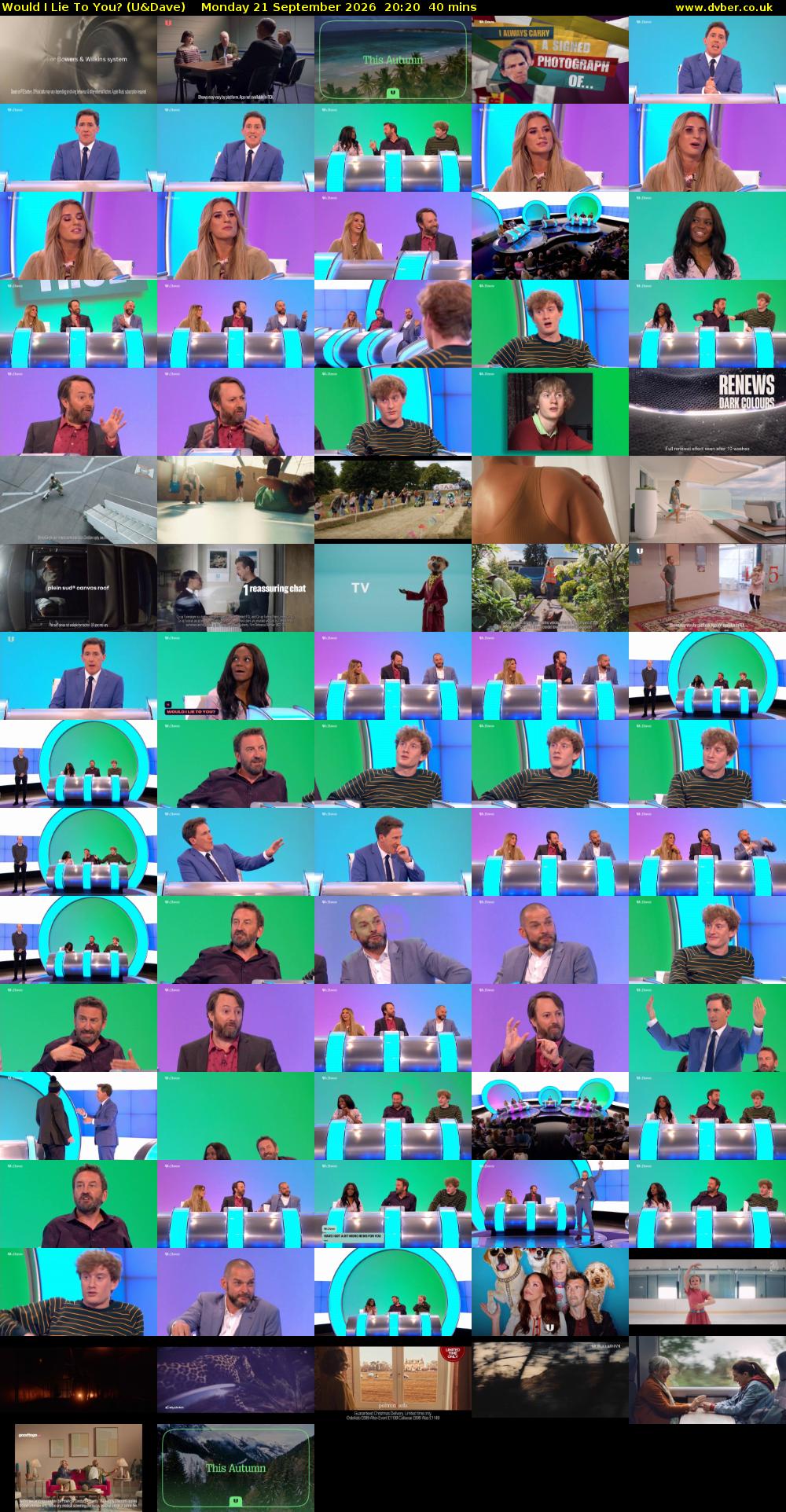 Would I Lie to You? (U&Dave) Monday 21 September 2026 20:20 - 21:00