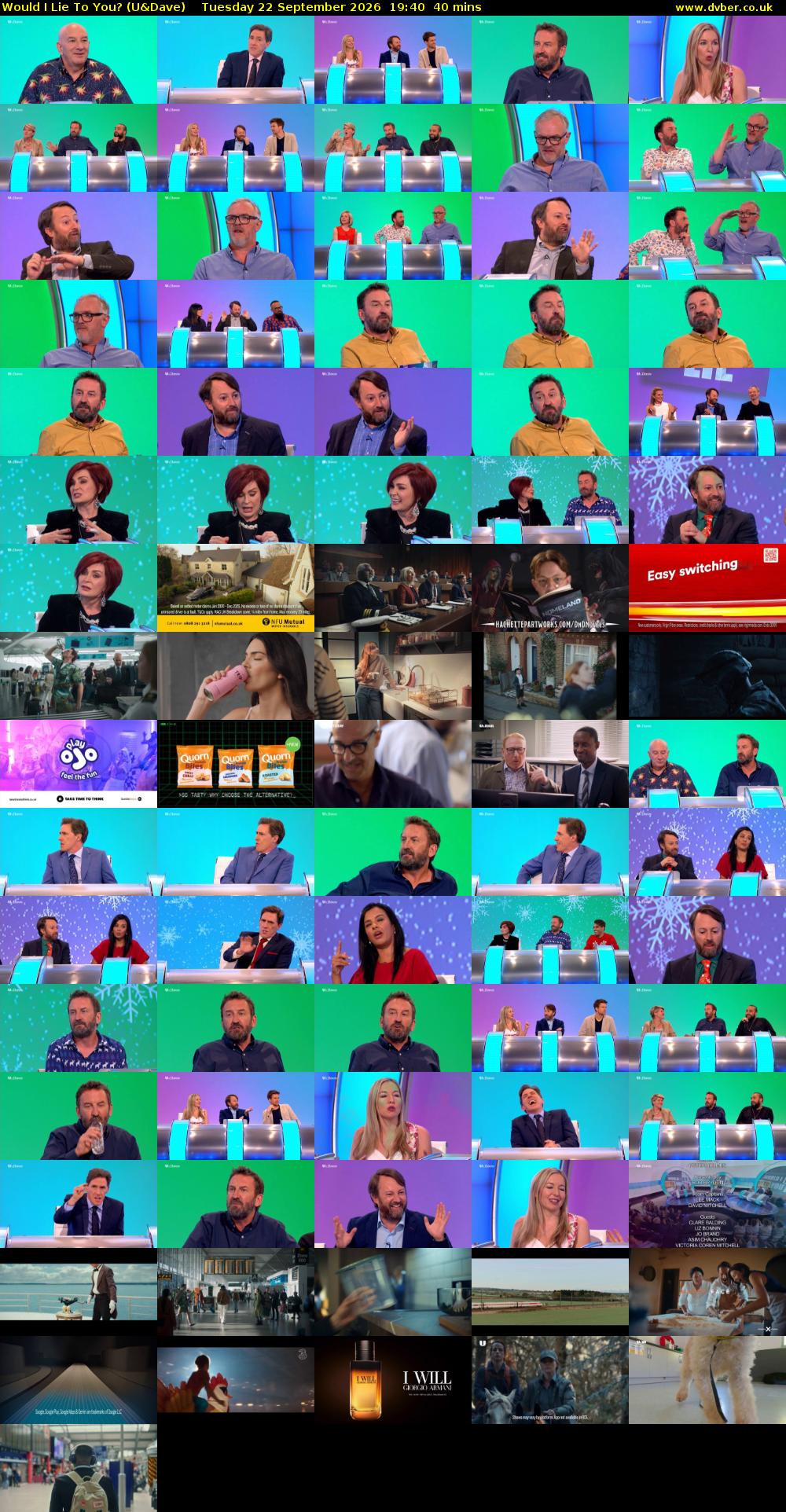 Would I Lie to You? (U&Dave) Tuesday 22 September 2026 19:40 - 20:20