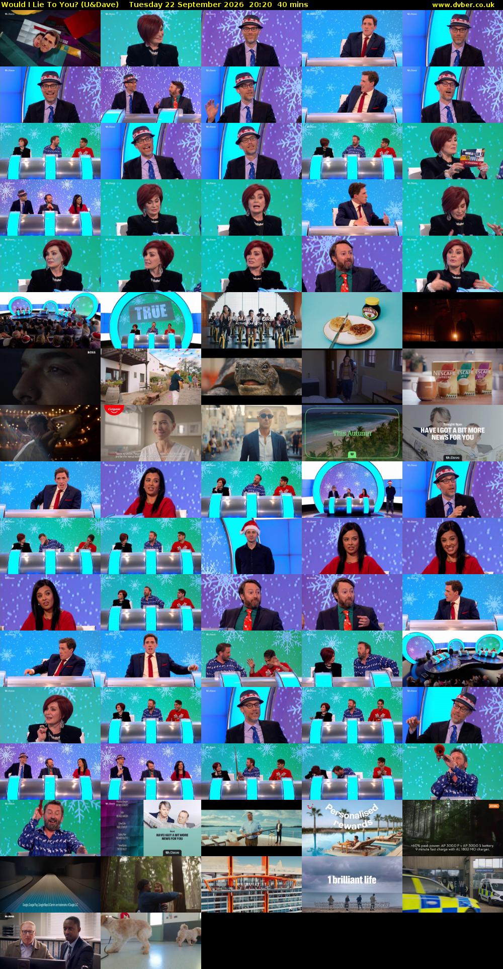 Would I Lie to You? (U&Dave) Tuesday 22 September 2026 20:20 - 21:00