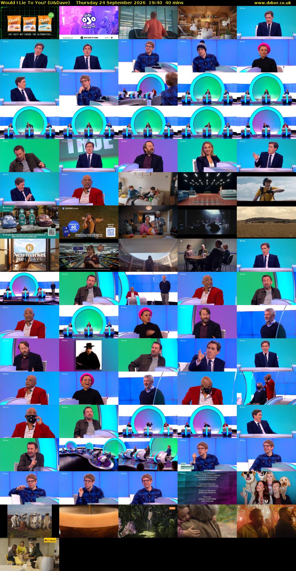 Would I Lie to You? (U&Dave) Thursday 24 September 2026 19:40 - 20:20