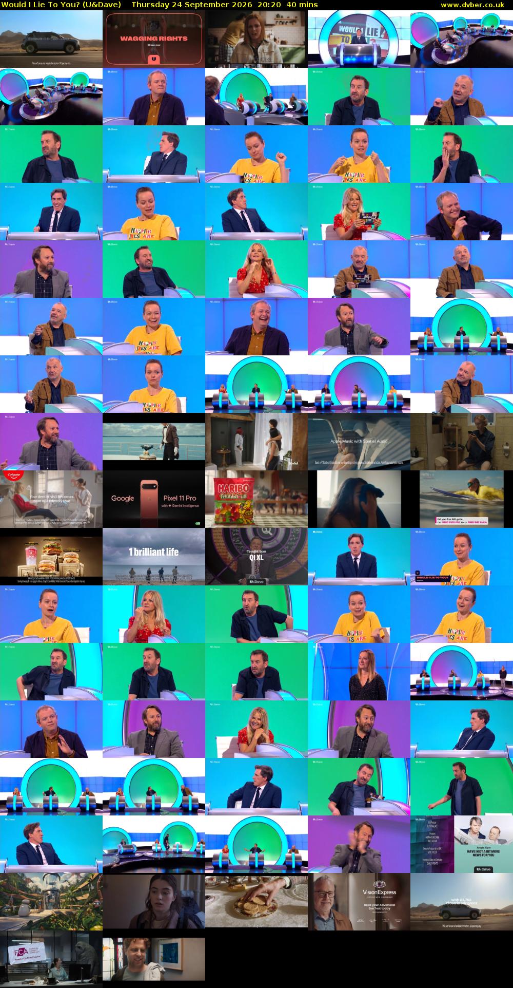 Would I Lie to You? (U&Dave) Thursday 24 September 2026 20:20 - 21:00
