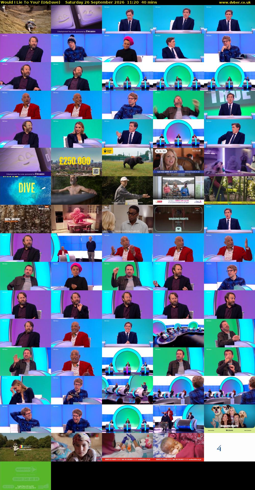 Would I Lie to You? (U&Dave) Saturday 26 September 2026 11:20 - 12:00
