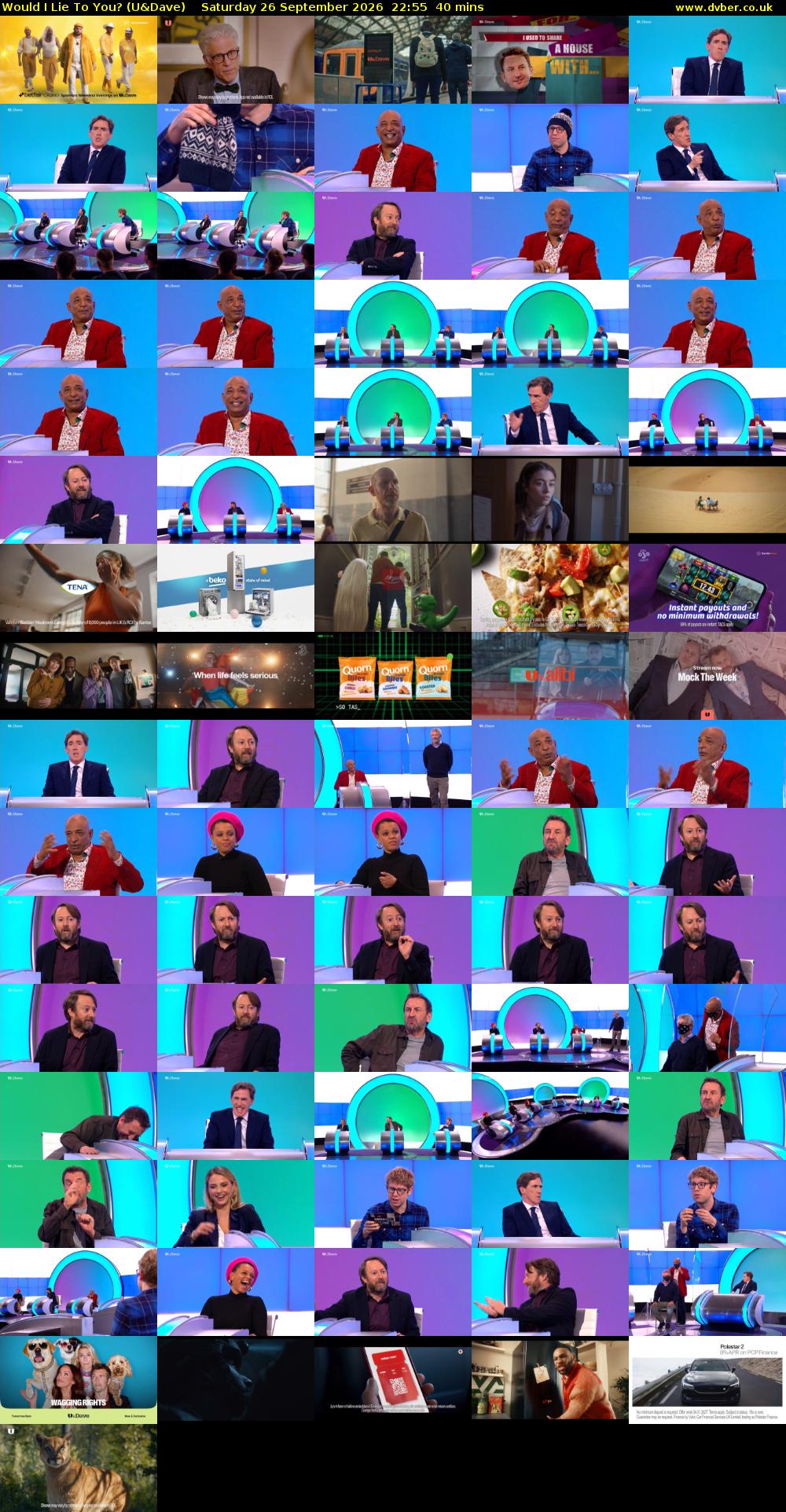 Would I Lie to You? (U&Dave) Saturday 26 September 2026 22:55 - 23:35