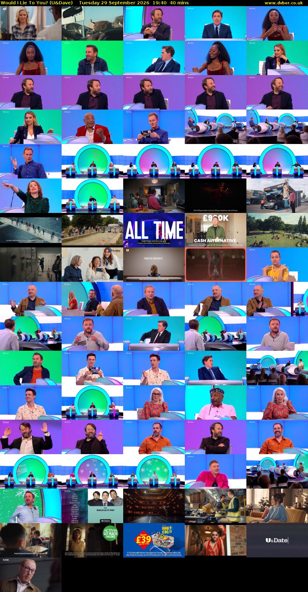 Would I Lie to You? (U&Dave) Tuesday 29 September 2026 19:40 - 20:20