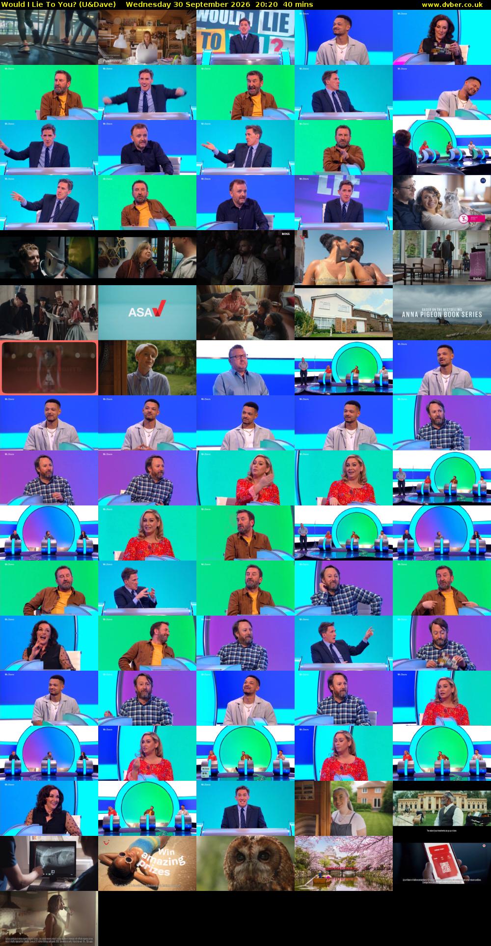 Would I Lie to You? (U&Dave) Wednesday 30 September 2026 20:20 - 21:00