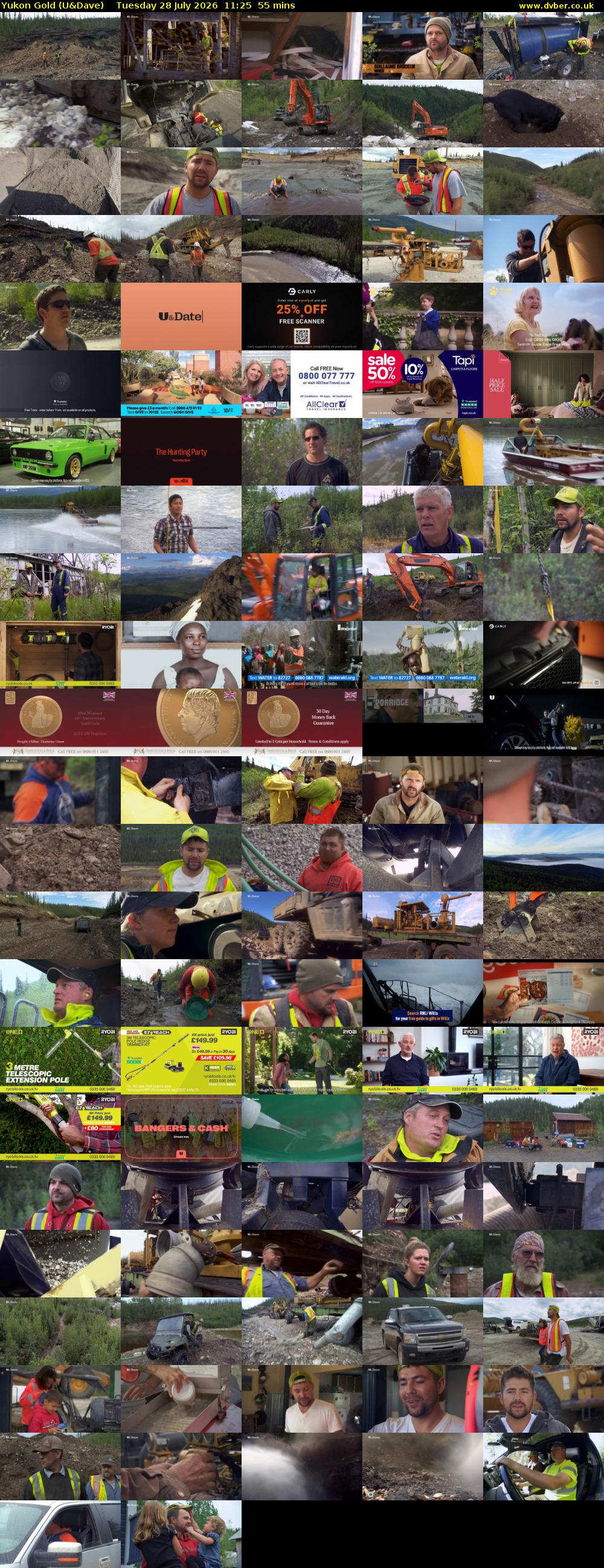 Yukon Gold (U&Dave) Tuesday 28 July 2026 11:25 - 12:20