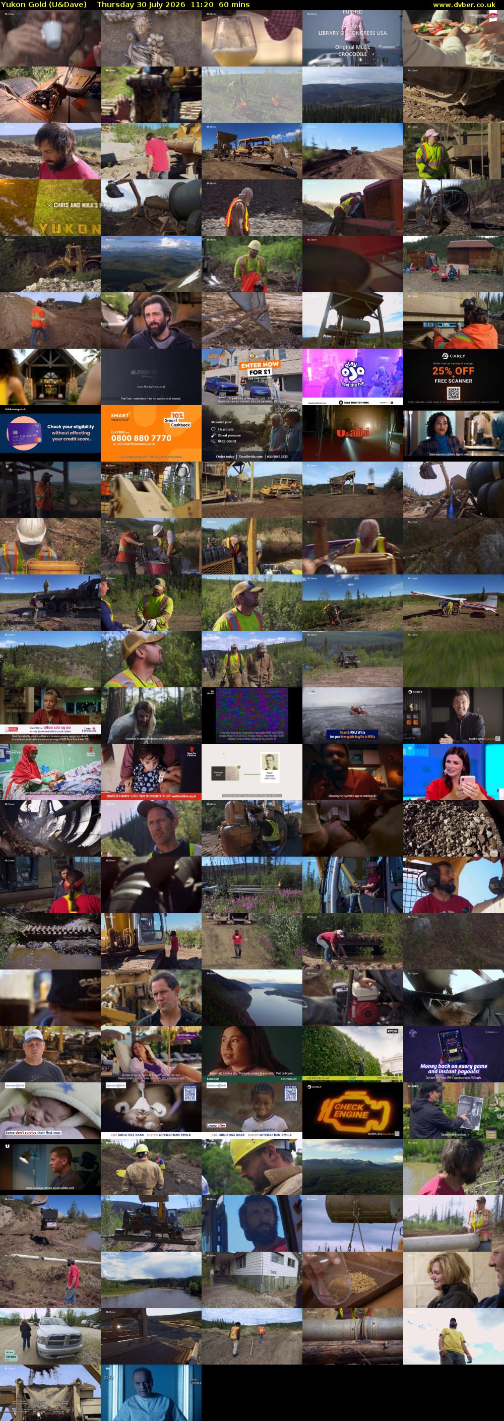 Yukon Gold (U&Dave) Thursday 30 July 2026 11:20 - 12:20
