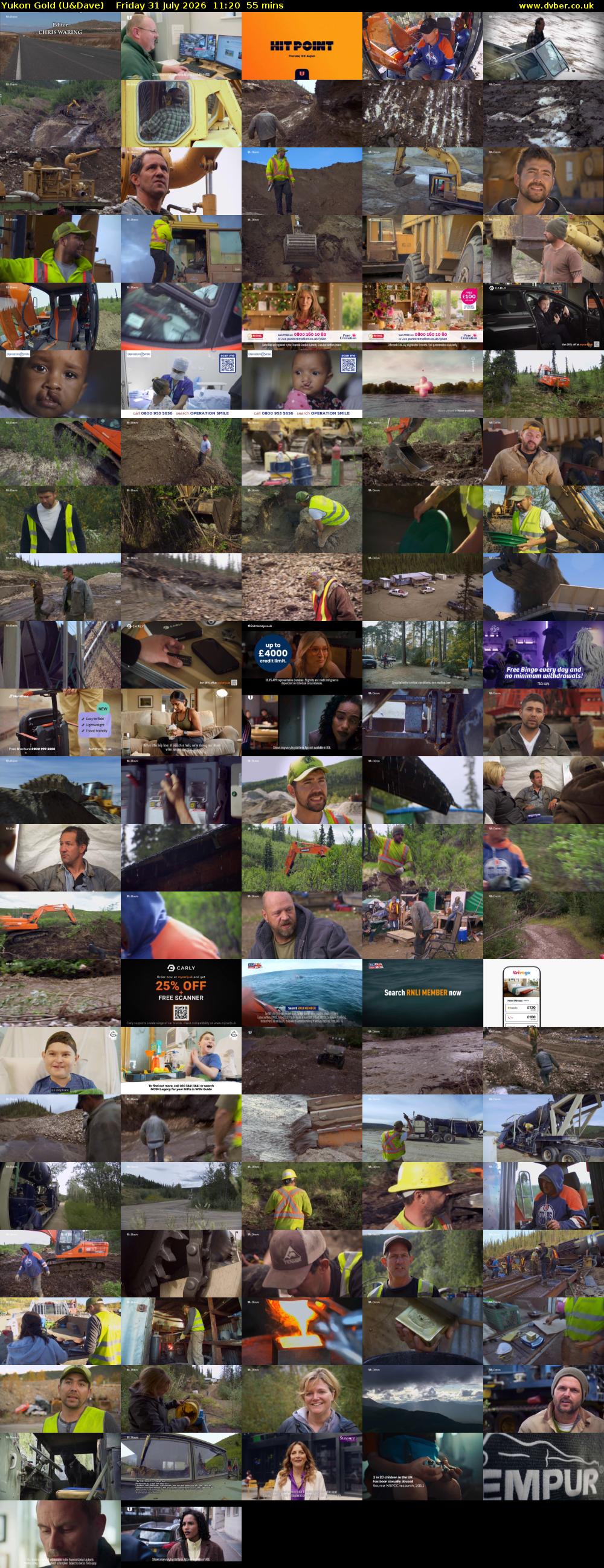 Yukon Gold (U&Dave) Friday 31 July 2026 11:20 - 12:15