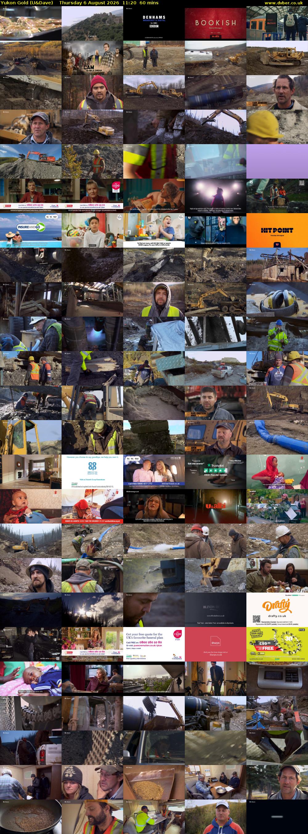 Yukon Gold (U&Dave) Thursday 6 August 2026 11:20 - 12:20