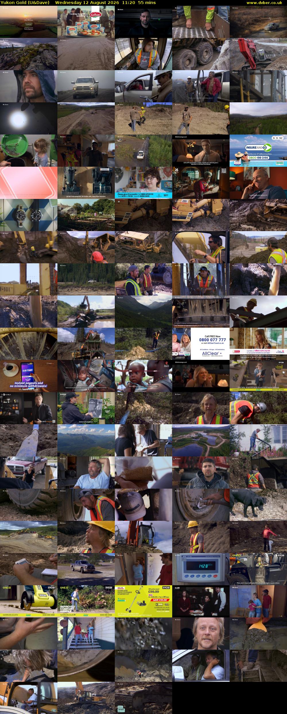 Yukon Gold (U&Dave) Wednesday 12 August 2026 11:20 - 12:15