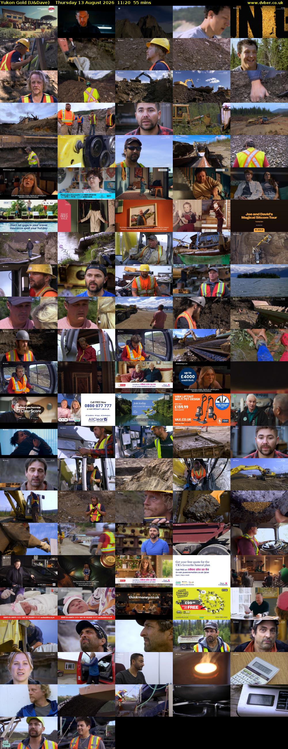 Yukon Gold (U&Dave) Thursday 13 August 2026 11:20 - 12:15