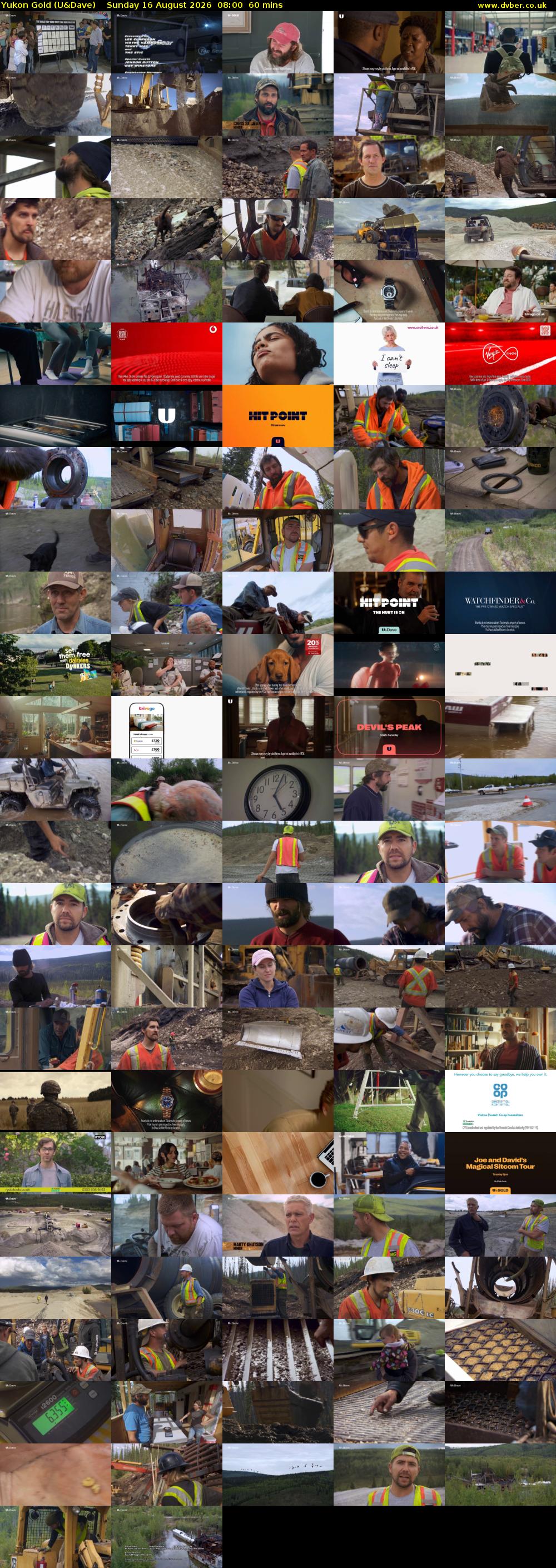 Yukon Gold (U&Dave) Sunday 16 August 2026 08:00 - 09:00