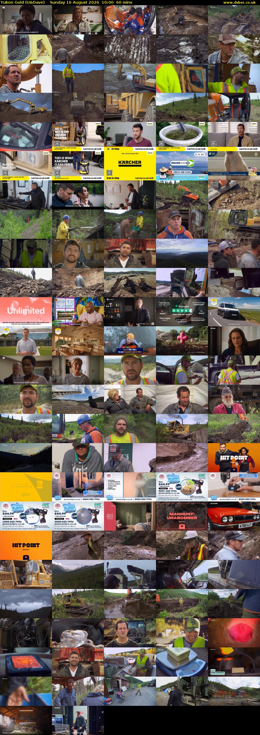 Yukon Gold (U&Dave) Sunday 16 August 2026 10:00 - 11:00