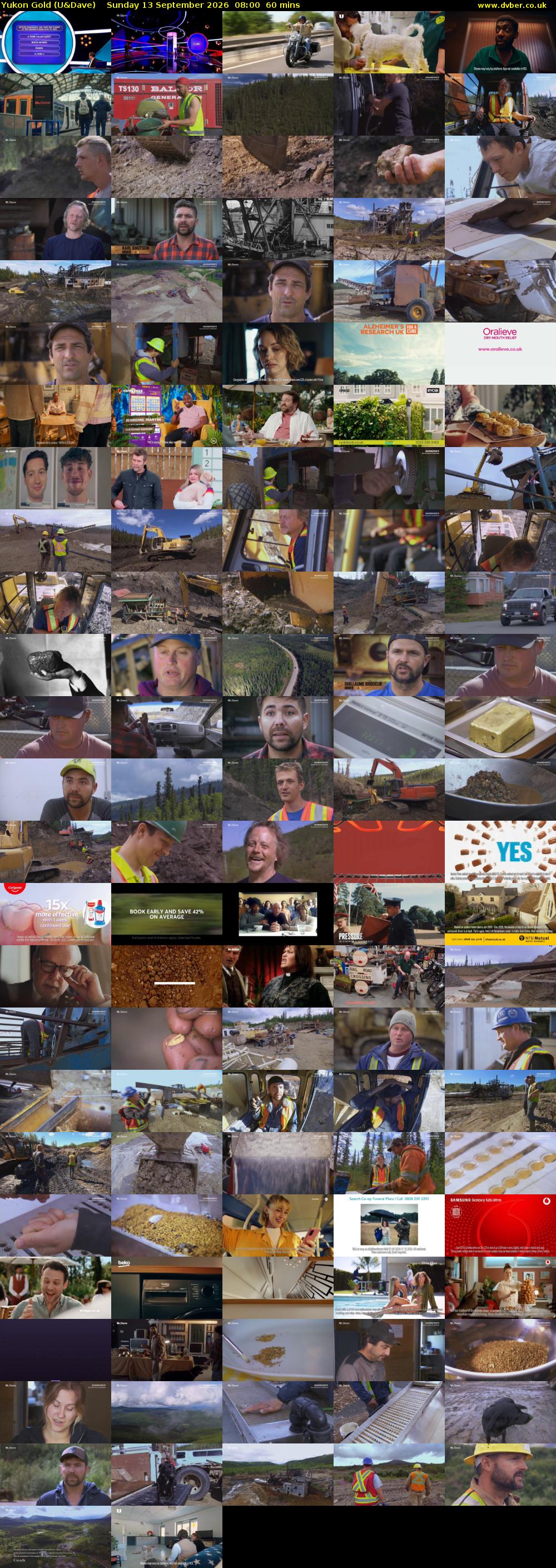 Yukon Gold (U&Dave) Sunday 13 September 2026 08:00 - 09:00
