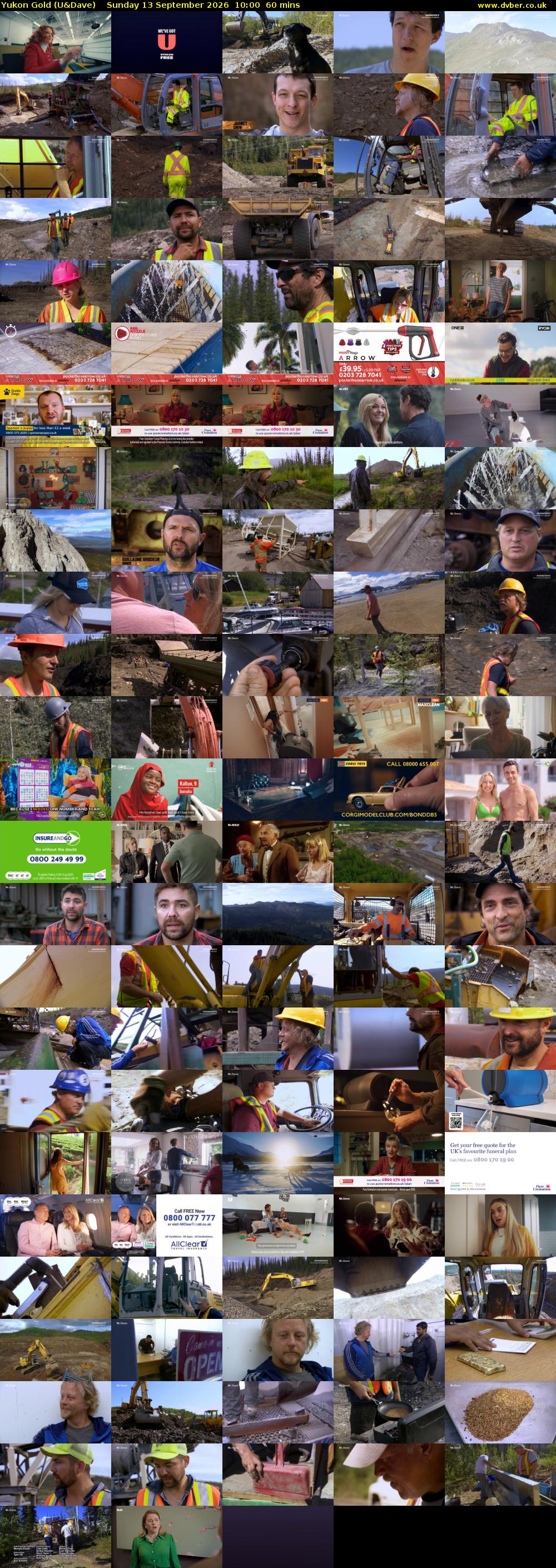 Yukon Gold (U&Dave) Sunday 13 September 2026 10:00 - 11:00