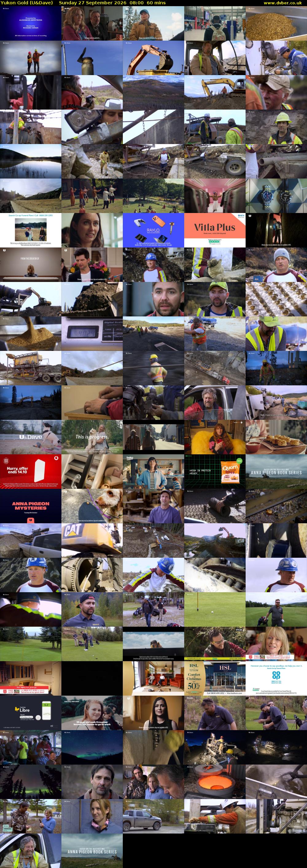 Yukon Gold (U&Dave) Sunday 27 September 2026 08:00 - 09:00