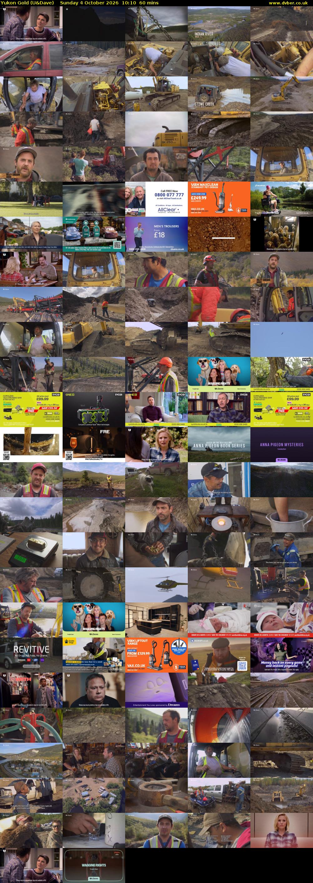Yukon Gold (U&Dave) Sunday 4 October 2026 10:10 - 11:10