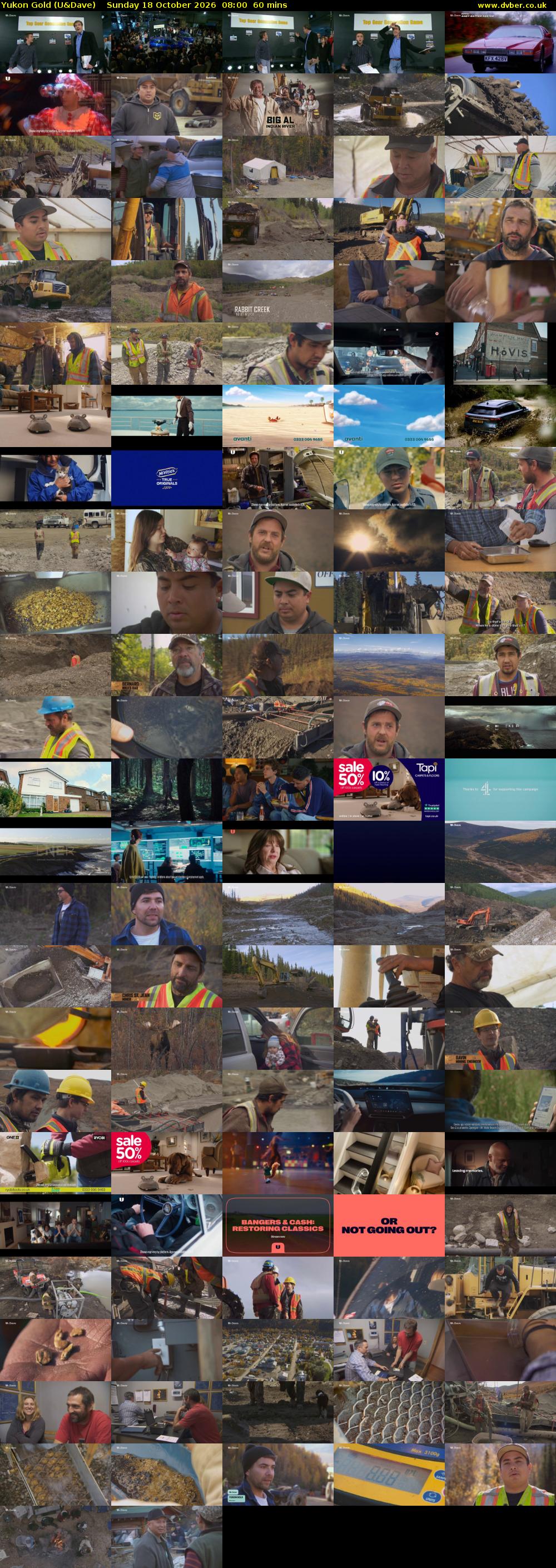 Yukon Gold (U&Dave) Sunday 18 October 2026 08:00 - 09:00