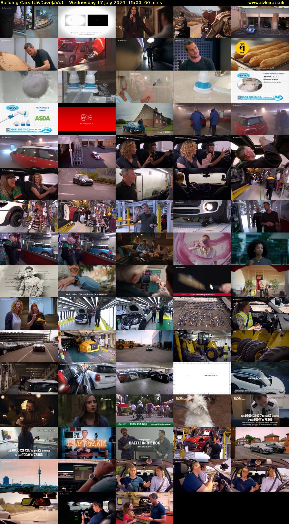 Building Cars (U&DaveJaVu) Wednesday 17 July 2024 15:00 - 16:00