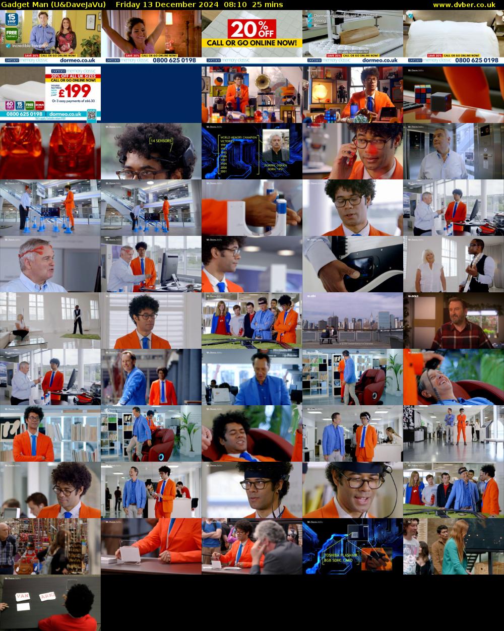 Gadget Man (U&DaveJaVu) Friday 13 December 2024 08:10 - 08:35