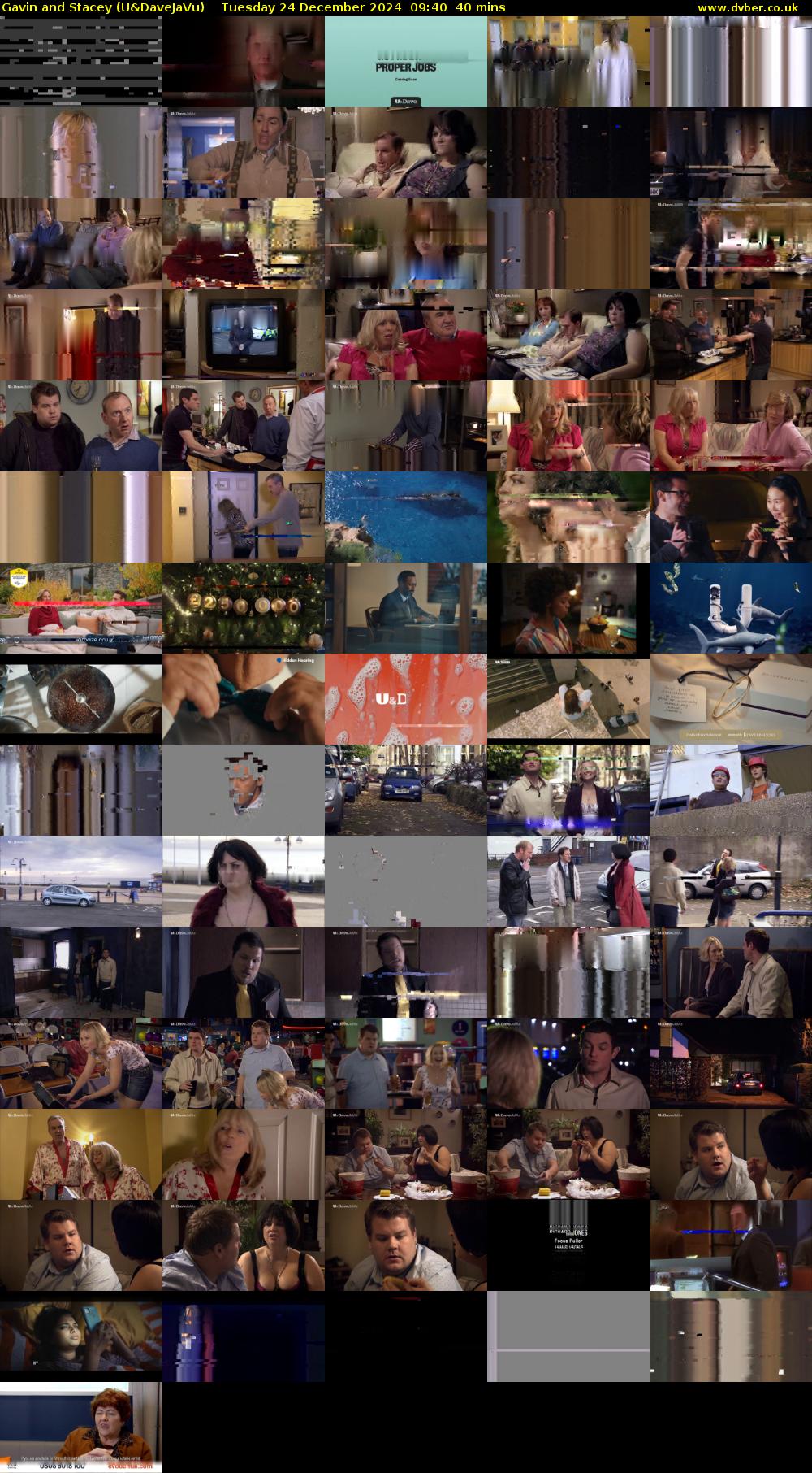 Gavin and Stacey (U&DaveJaVu) Tuesday 24 December 2024 09:40 - 10:20
