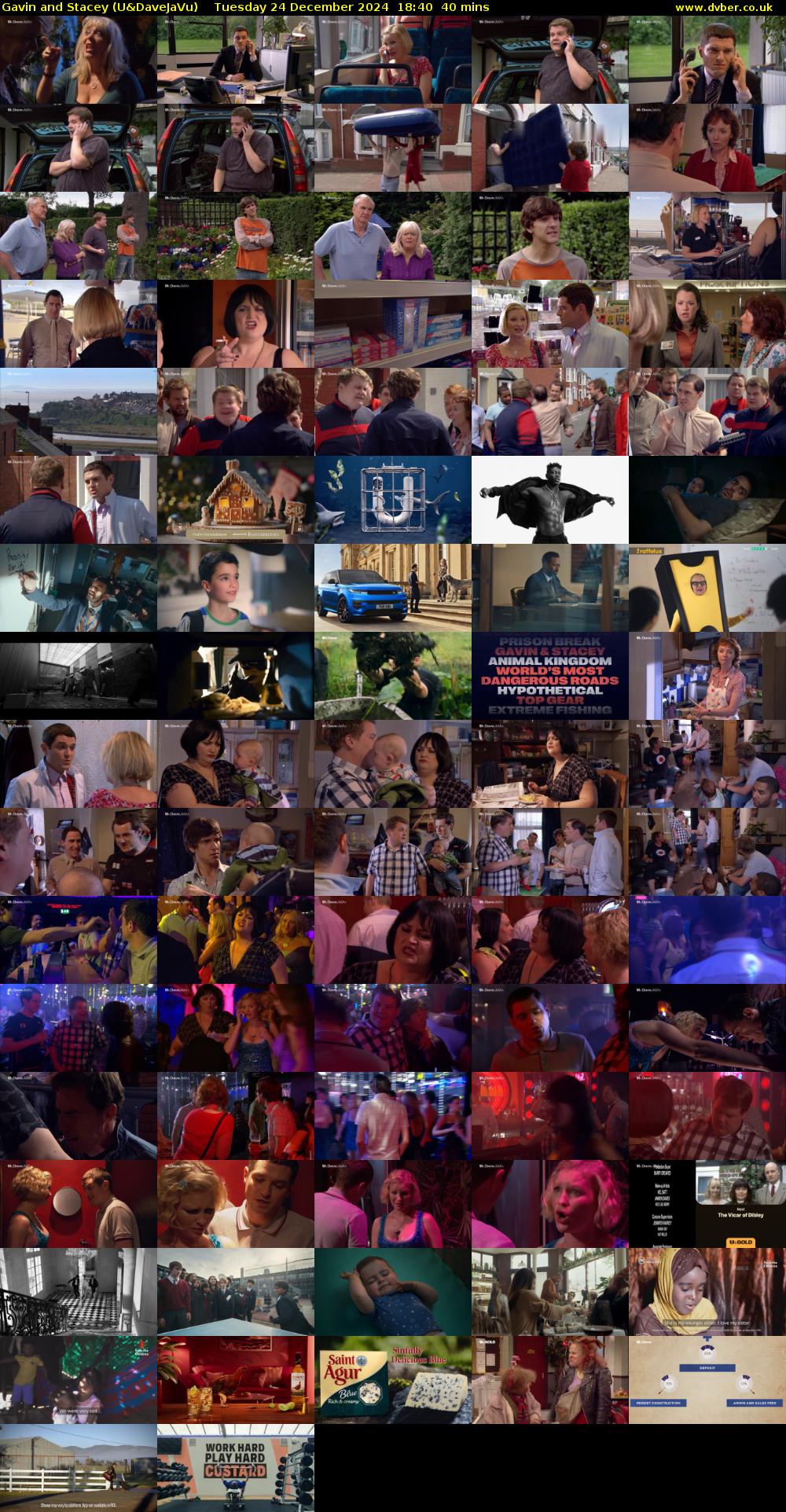 Gavin and Stacey (U&DaveJaVu) Tuesday 24 December 2024 18:40 - 19:20