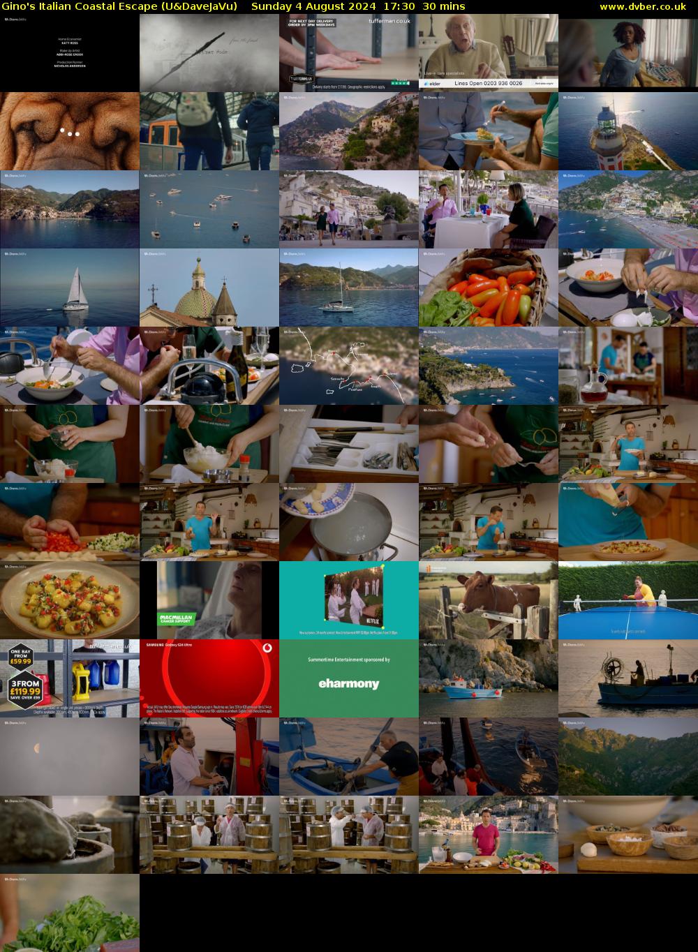 Gino's Italian Coastal Escape (U&DaveJaVu) Sunday 4 August 2024 17:30 - 18:00