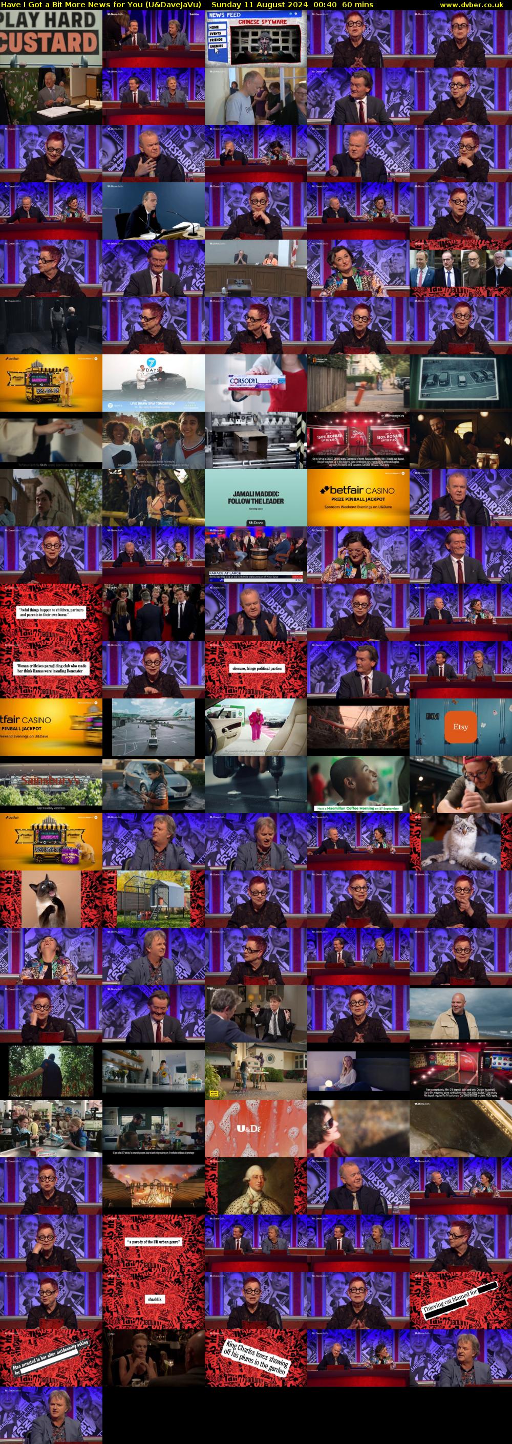 Have I Got a Bit More News for You (U&DaveJaVu) Sunday 11 August 2024 00:40 - 01:40