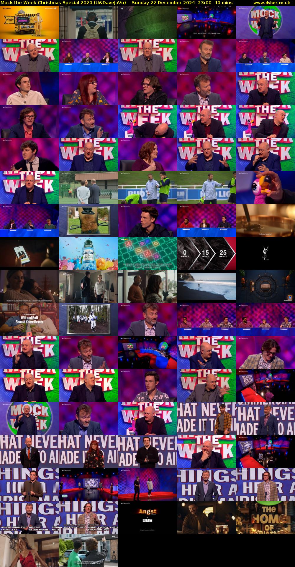 Mock the Week Christmas Special 2020 (U&DaveJaVu) Sunday 22 December 2024 23:00 - 23:40