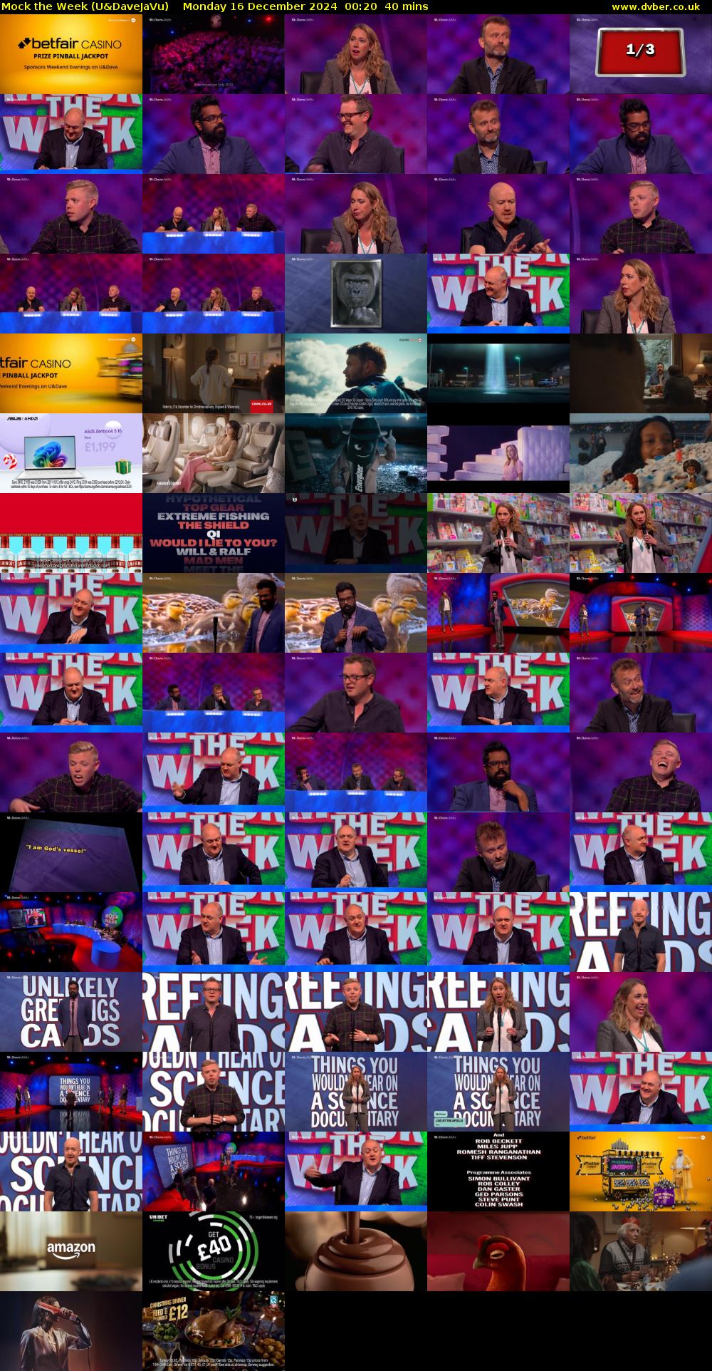 Mock the Week (U&DaveJaVu) Monday 16 December 2024 00:20 - 01:00