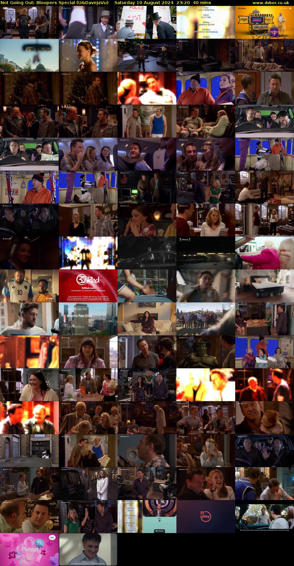 Not Going Out: Bloopers Special (U&DaveJaVu) Saturday 10 August 2024 23:20 - 00:00