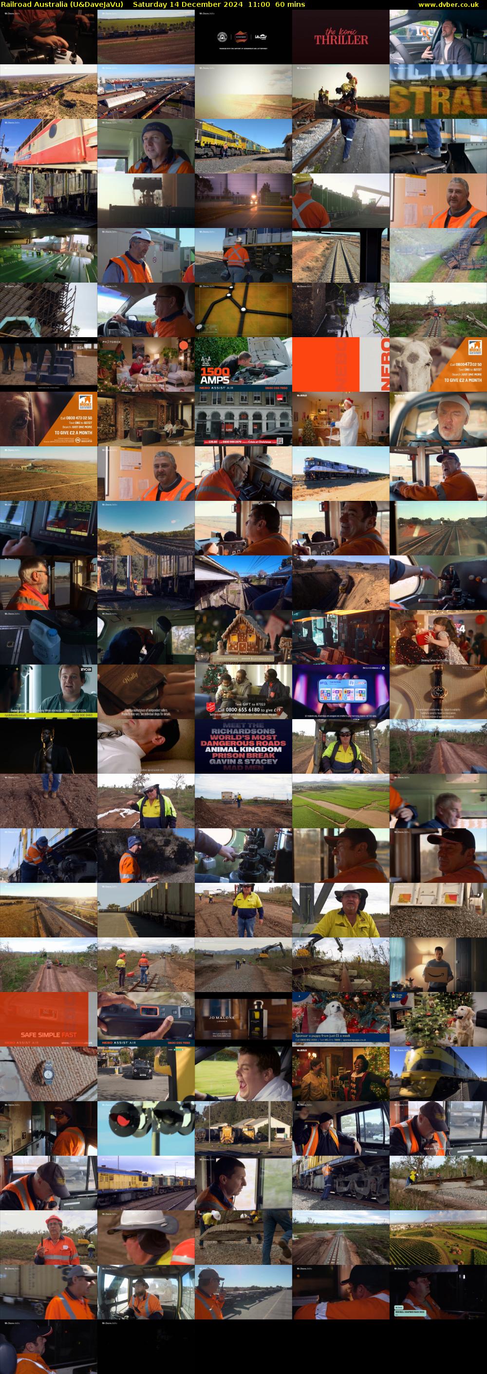 Railroad Australia (U&DaveJaVu) Saturday 14 December 2024 11:00 - 12:00