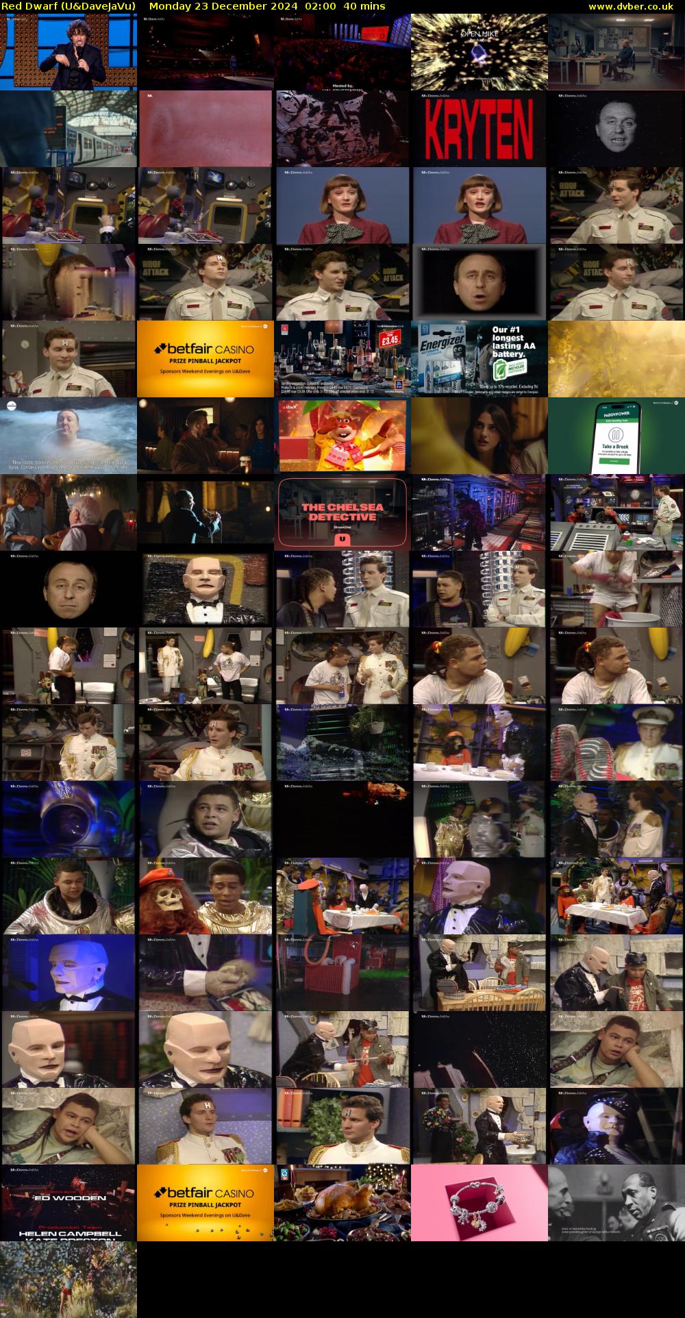 Red Dwarf (U&DaveJaVu) Monday 23 December 2024 02:00 - 02:40