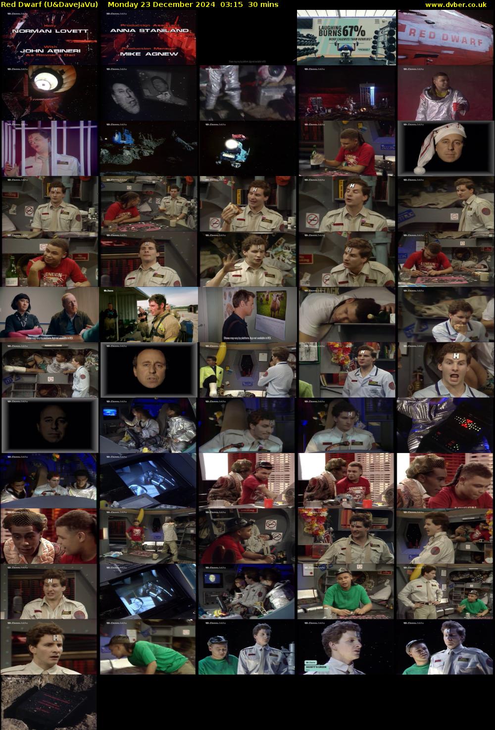 Red Dwarf (U&DaveJaVu) Monday 23 December 2024 03:15 - 03:45