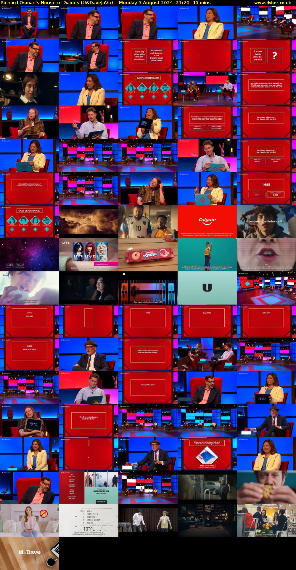 Richard Osman's House of Games (U&DaveJaVu) Monday 5 August 2024 21:20 - 22:00