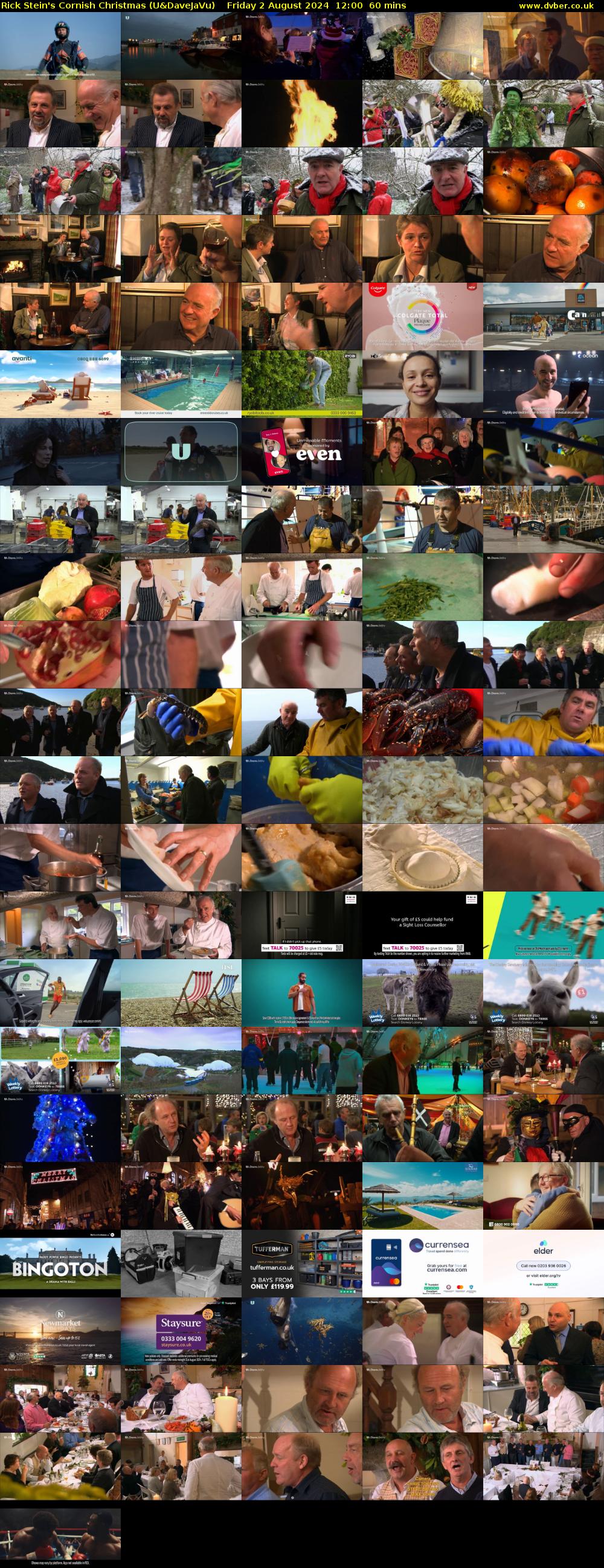 Rick Stein's Cornish Christmas (U&DaveJaVu) Friday 2 August 2024 12:00 - 13:00