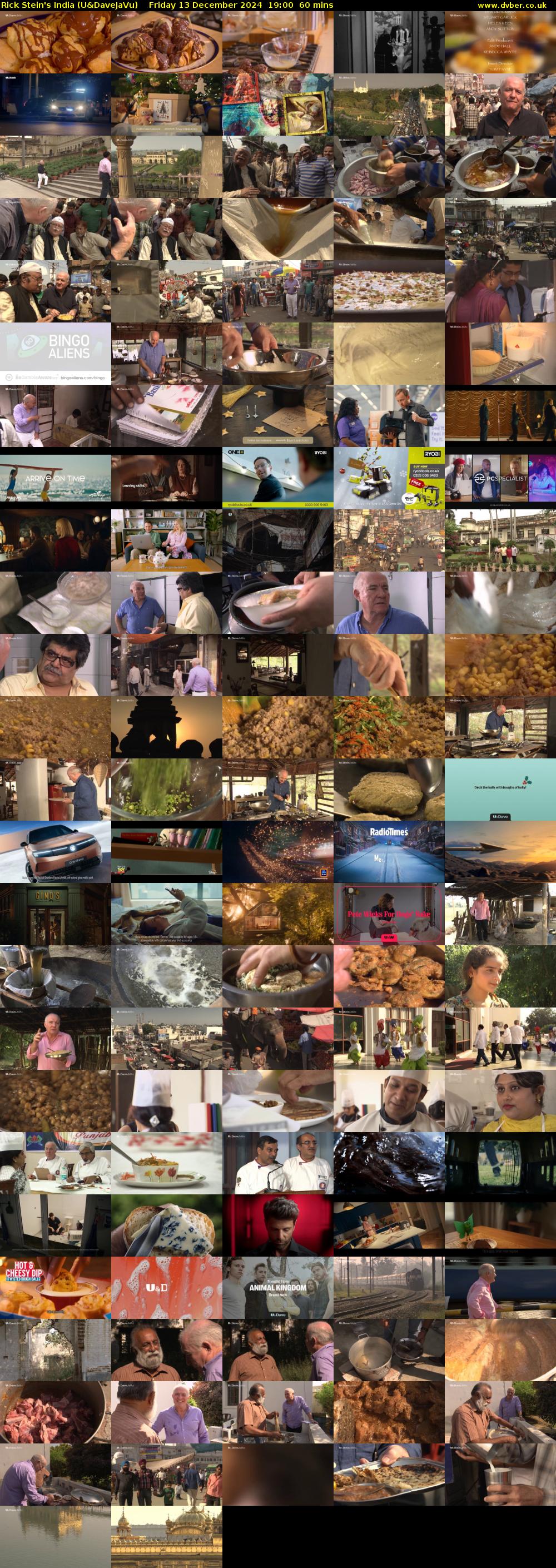 Rick Stein's India (U&DaveJaVu) Friday 13 December 2024 19:00 - 20:00