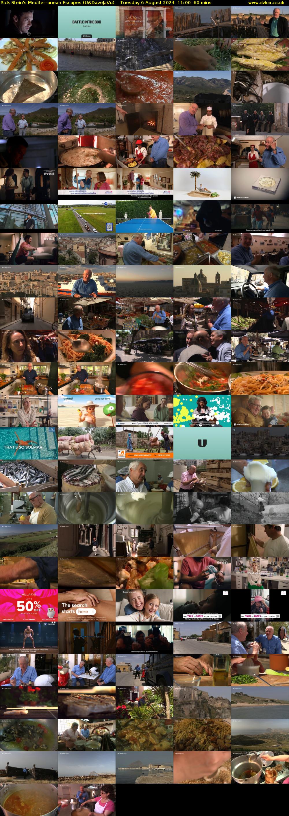 Rick Stein's Mediterranean Escapes (U&DaveJaVu) Tuesday 6 August 2024 11:00 - 12:00
