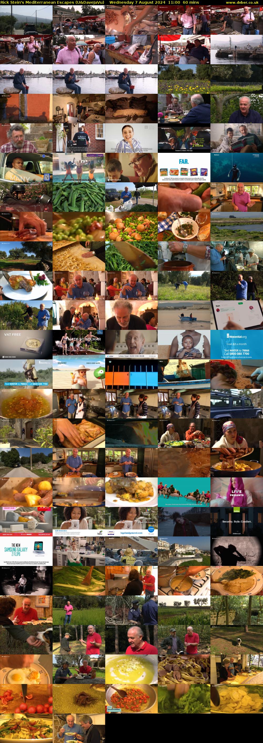 Rick Stein's Mediterranean Escapes (U&DaveJaVu) Wednesday 7 August 2024 11:00 - 12:00