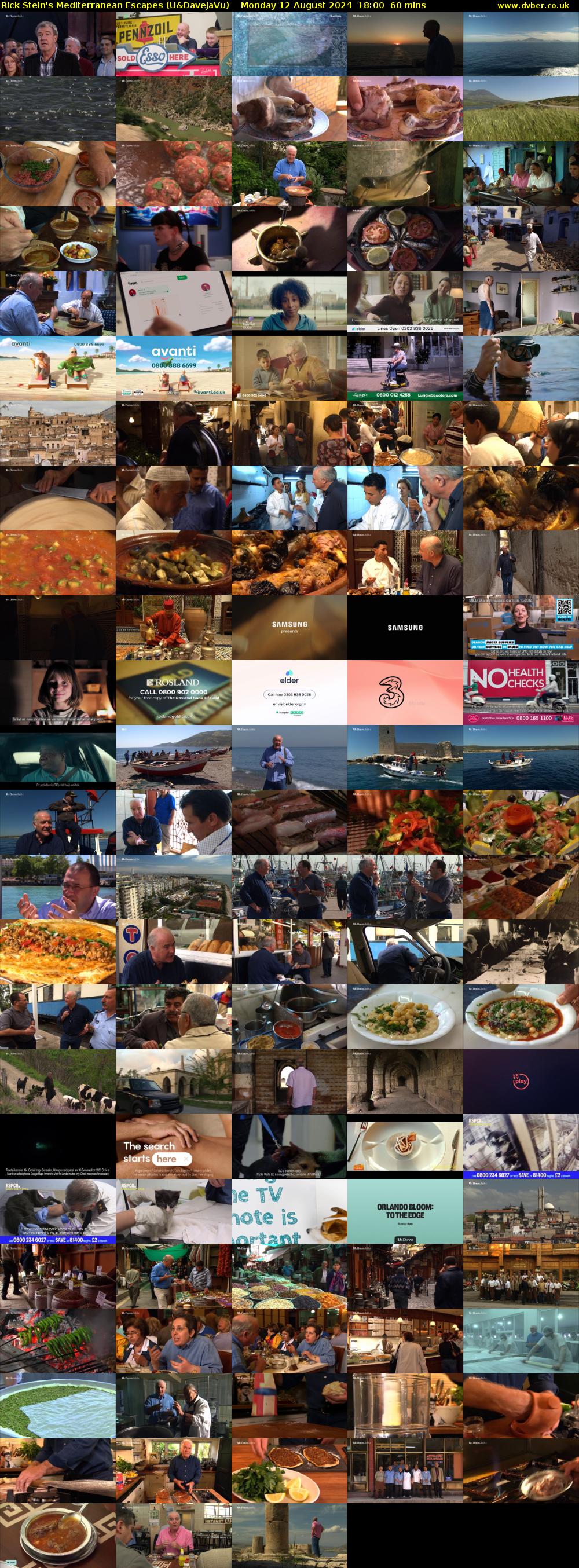 Rick Stein's Mediterranean Escapes (U&DaveJaVu) Monday 12 August 2024 18:00 - 19:00
