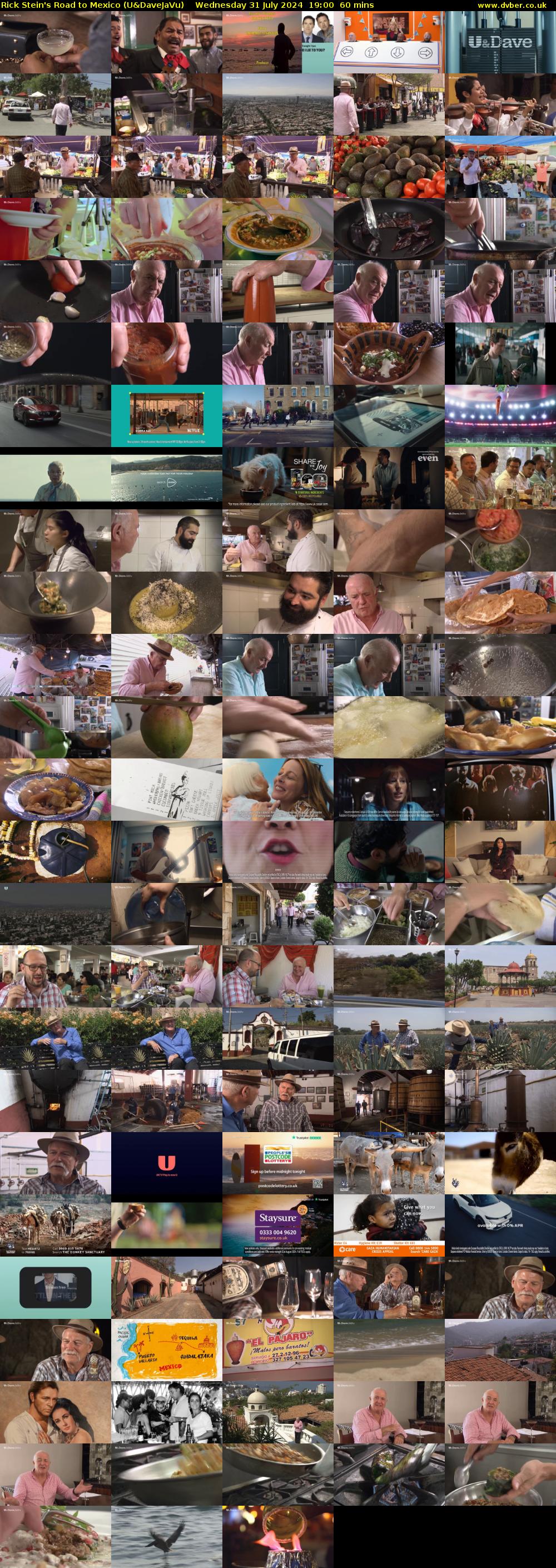 Rick Stein's Road to Mexico (U&DaveJaVu) Wednesday 31 July 2024 19:00 - 20:00