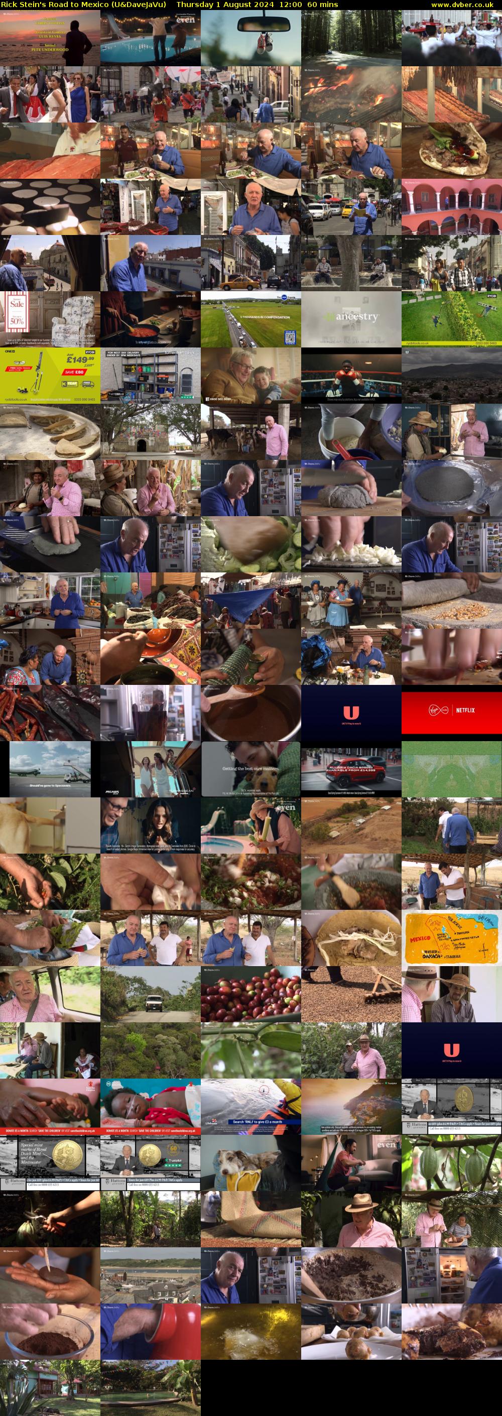 Rick Stein's Road to Mexico (U&DaveJaVu) Thursday 1 August 2024 12:00 - 13:00