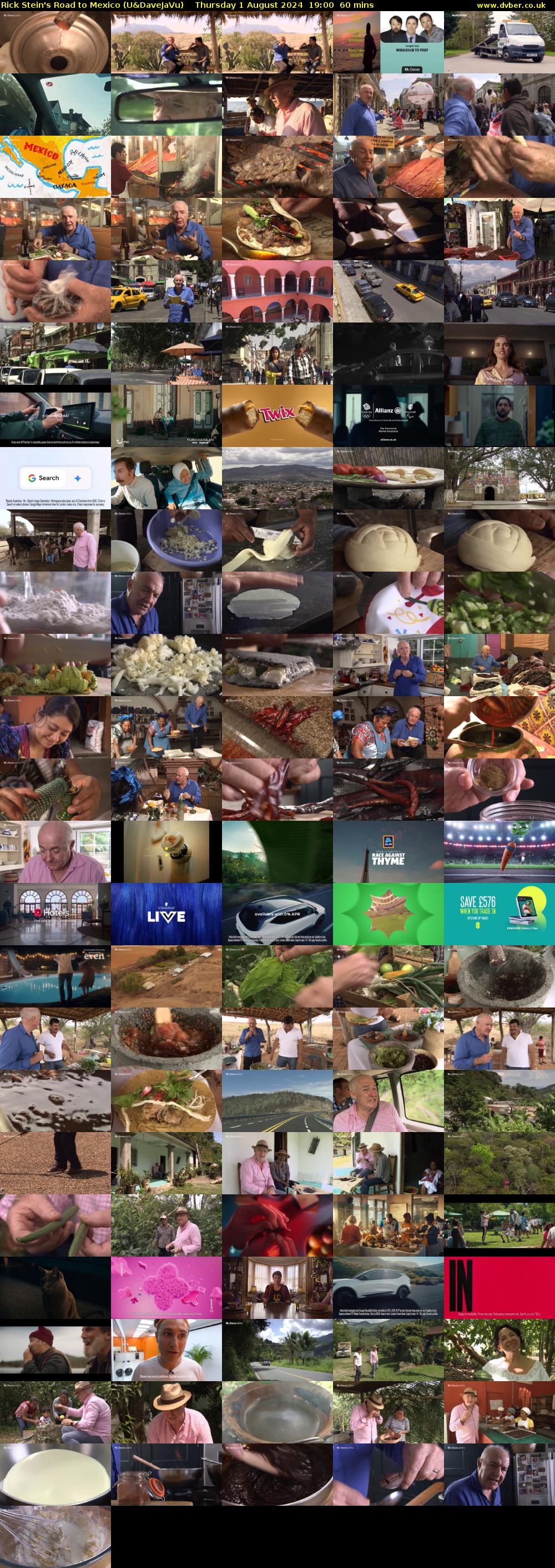 Rick Stein's Road to Mexico (U&DaveJaVu) Thursday 1 August 2024 19:00 - 20:00