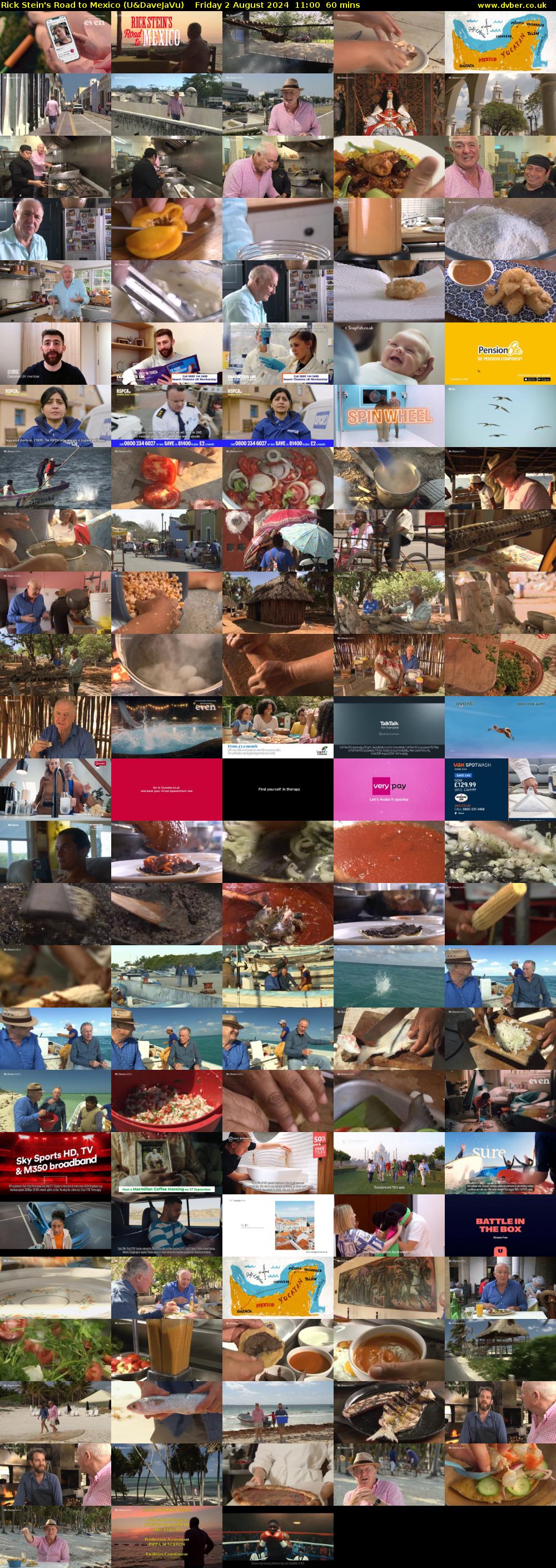 Rick Stein's Road to Mexico (U&DaveJaVu) Friday 2 August 2024 11:00 - 12:00
