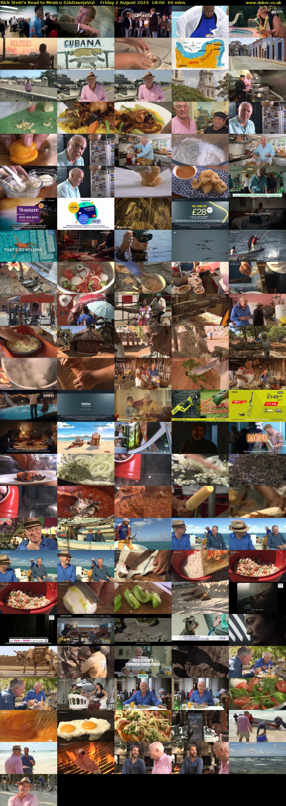 Rick Stein's Road to Mexico (U&DaveJaVu) Friday 2 August 2024 18:00 - 19:00