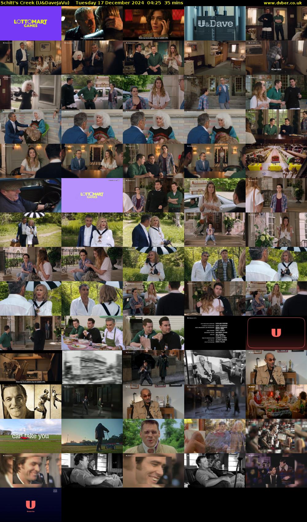 Schitt's Creek (U&DaveJaVu) Tuesday 17 December 2024 04:25 - 05:00