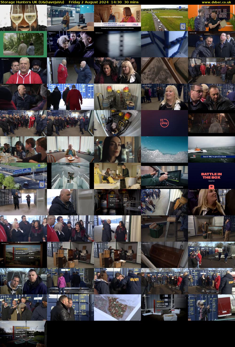 Storage Hunters UK (U&DaveJaVu) Friday 2 August 2024 14:30 - 15:00
