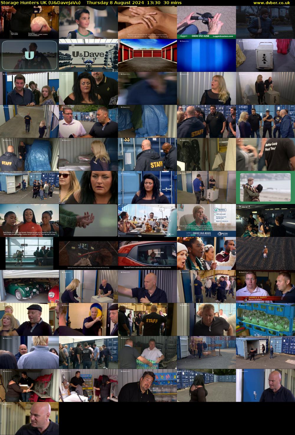 Storage Hunters UK (U&DaveJaVu) Thursday 8 August 2024 13:30 - 14:00